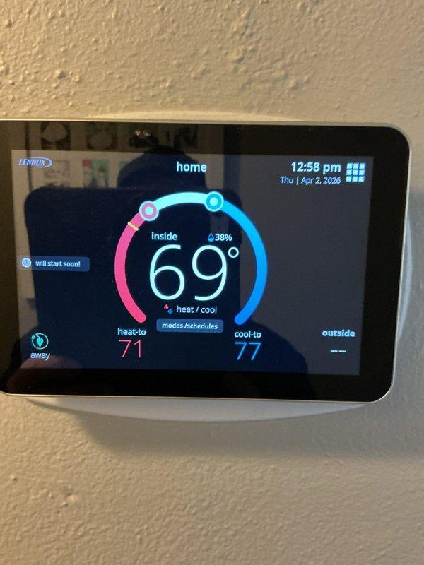 Responded to no heat call on 2018 furnace located in basement displaying fault code 274 for GF Primary Limit Switch Open. Upon arrival, verified thermostat was set to heat mode at 71°F but system was not operating. Performed diagnostic testing and measured gas pressure at 3.30" WC using dual port manometer to confirm proper gas supply to unit. Identified tripped primary limit switch preventing furnace operation. Inspected heat exchanger and airflow components to determine root cause of limit switch activation. Reset limit switch and cycled system to verify proper operation and heating. Unit restored to normal operation with adequate airflow and proper temperature rise across heat exchanger. Parts covered under warranty, labor not covered.