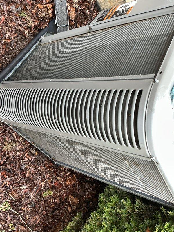 Completed routine Air Care Cooling maintenance on outdoor HVAC unit. Performed standard ACM inspection of condenser coil, verified proper drainage through condensate line, and confirmed all system components operational. Unit exterior and surrounding area documented with no issues requiring immediate attention.