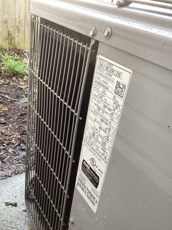 Responded to no-cool condition on 10-year-old central air conditioning system with Nest thermostat displaying E103 error code indicating Y1 wire communication failure. Upon arrival, performed visual inspection of outdoor condensing unit and electrical components including contactor, capacitor, and low-voltage wiring connections. Diagnosed faulty Y1 wire connection at air handler that occurred after thermostat changeover from heating to cooling mode, repaired wiring termination and verified proper 24V signal to contactor. Tested system operation through complete cooling cycle, confirmed compressor and condenser fan engagement, and verified thermostat communication restored with no error codes. Performed maintenance service including cleaning condenser coil, checking refrigerant pressures, inspecting electrical connections, and testing capacitor values within manufacturer specifications. Addressed upstairs bedroom airflow concern by checking supply register output and recommending ductwo