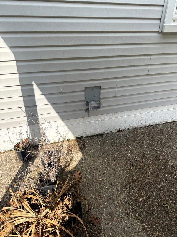 Completed callback to address code violation by installing GFCI outlet within 25 feet of the 2-ton air conditioning condensing unit. Verified proper electrical protection for outdoor AC equipment per permit requirements following recent furnace and air conditioning system installation.