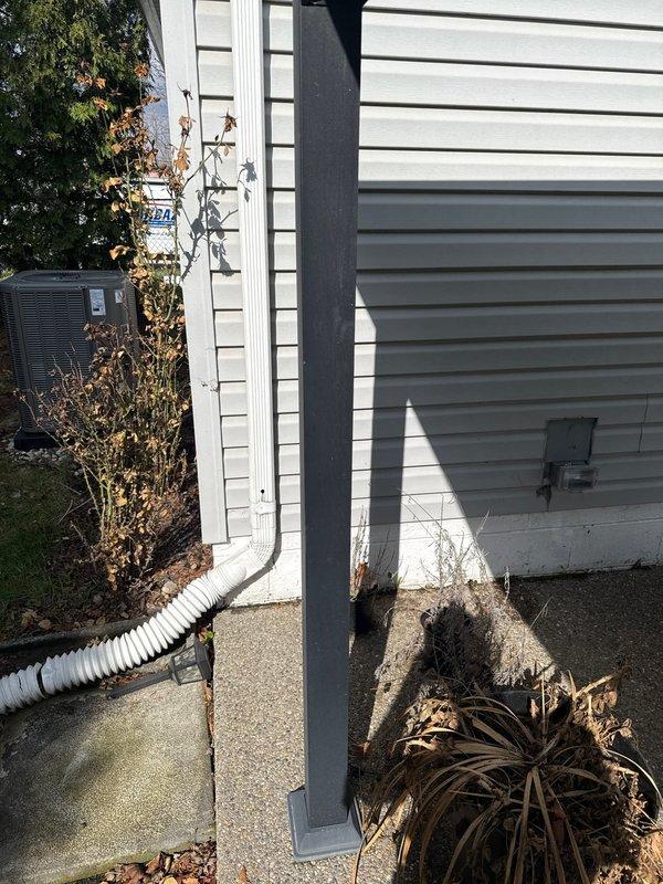 Completed callback to address code violation by installing GFCI outlet within 25 feet of the 2-ton air conditioning condensing unit. Verified proper electrical protection for outdoor AC equipment per permit requirements following recent furnace and air conditioning system installation.