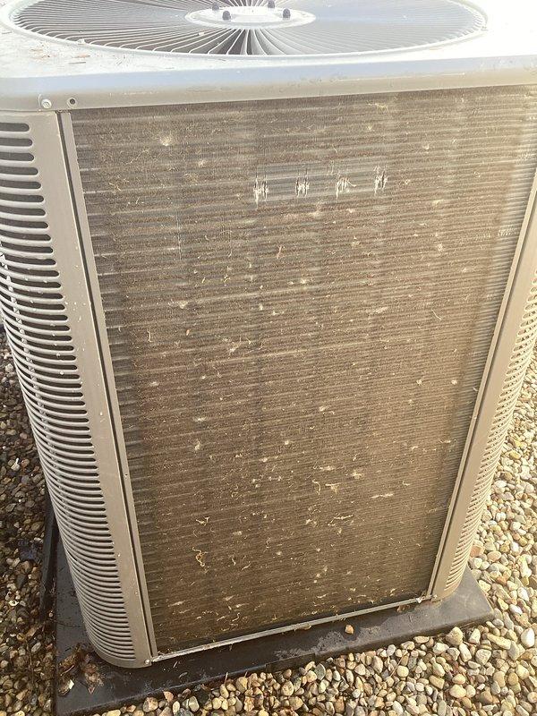 Completed routine AC tune-up on one-year-old central air conditioning system with no reported issues. Performed comprehensive maintenance including inspection of outdoor condenser unit, verified proper operation of fan motor and compressor, checked refrigerant levels and pressures, cleaned condenser coils, inspected electrical connections and contactors, tested capacitors, verified proper drainage through condensate lines, and confirmed system cycling and temperature differential. Unit found in good operating condition with normal wear for age, positioned on proper pad with adequate clearance and drainage. All components functioning within manufacturer specifications.
