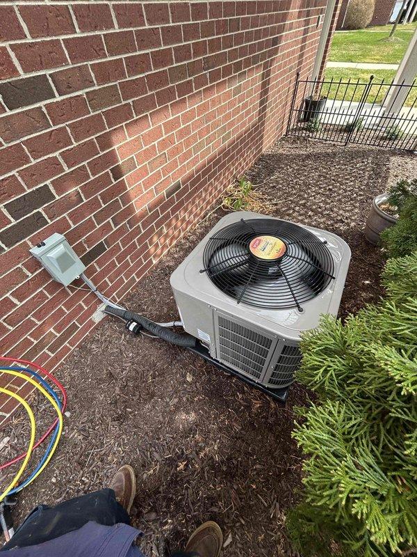 Completed comprehensive air conditioning tune-up on 4-year-old central AC system with no reported operational issues. Performed standard preventive maintenance protocol including inspection of outdoor condensing unit, verification of electrical connections at disconnect box, assessment of condenser coil condition and airflow through grille assembly, and evaluation of fan motor operation. System found to be in good working condition with normal wear consistent with age; all components functioning within manufacturer specifications.