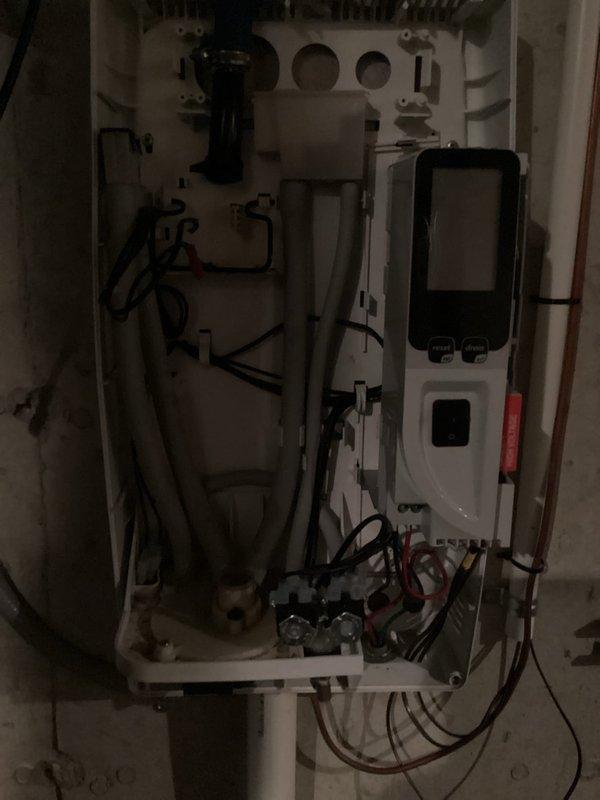 Completed summer air conditioning maintenance service on residential HVAC system. Performed comprehensive inspection of wall-mounted unit, examining internal components, electrical connections, control board, and refrigerant lines. Inspected condensate drain system and crawl space area to ensure proper drainage and verify system operation. Customer was advised that filters and pads require replacement to maintain optimal system performance and air quality.