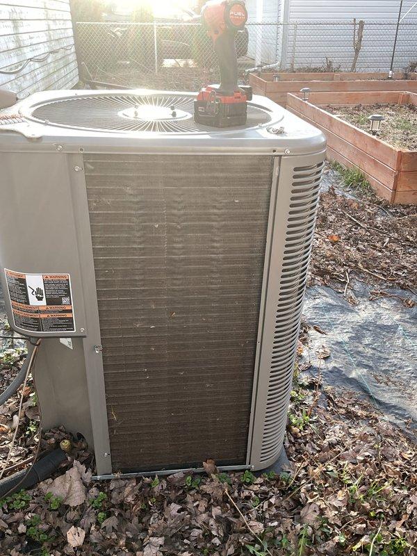 Completed comprehensive AC tune-up and preventive maintenance on a 1-year-old Lennox residential air conditioning system. Performed full system inspection of outdoor condenser unit, verified proper operation of all components, cleaned condenser coils and fan assembly, checked refrigerant levels and electrical connections, and confirmed system is functioning within manufacturer specifications. Unit operating properly with no deficiencies noted at time of service.