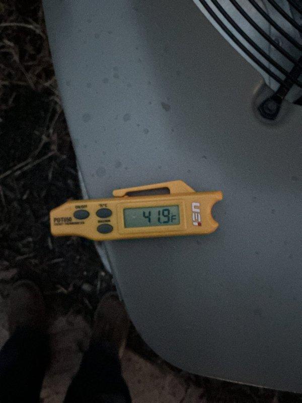 Completed annual furnace maintenance and tune-up on residential heating system. Performed comprehensive system diagnostics using calibrated field instruments, measuring supply air temperature at 41.9°F and verifying proper airflow through ductwork. Inspected condensate drain lines, flexible duct connections, and all mechanical components. System operating within normal parameters with no deficiencies noted.