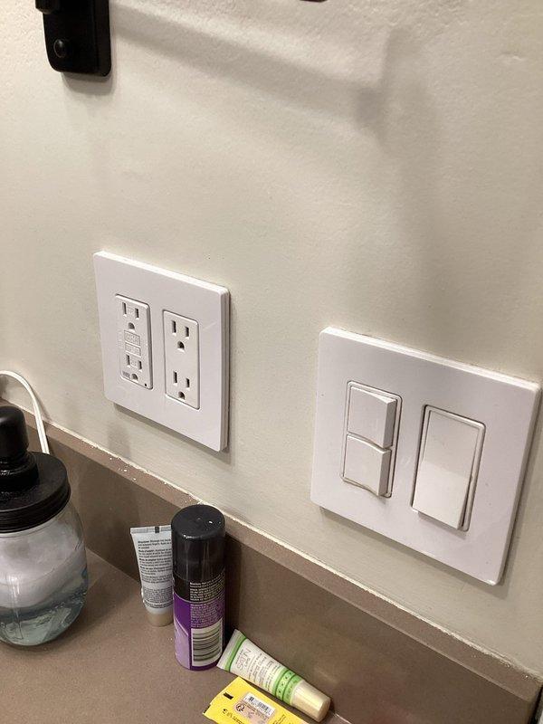 Responded to no-power call in 47-year-old residence where GFCI outlets and circuits had been non-functional for five days. Diagnosed and resolved electrical fault affecting bathroom/kitchen area circuits. Tested and reset GFCI protection devices, verified proper operation of all outlets and switches, restored power to affected areas, and confirmed all circuits functioning correctly with no ground faults present.