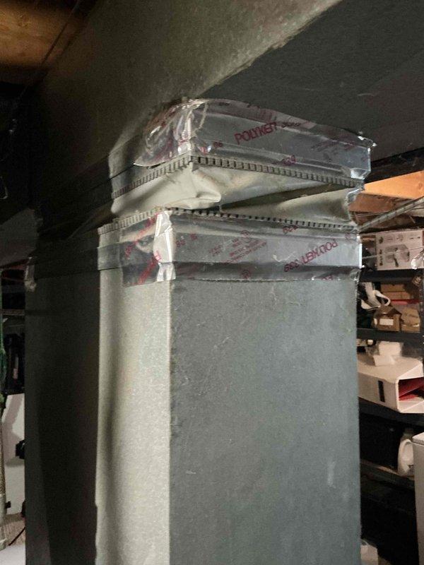 Completed HVAC estimate for air conditioning system installation at residential property with 20-year-old natural gas furnace currently in service in basement location. Assessed existing equipment configuration, ductwork connections, and available space for potential A/C addition, while also evaluating furnace replacement options per customer interest in comprehensive system upgrade.