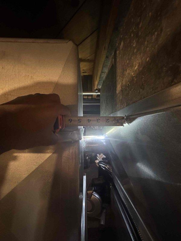 Conducted onsite assessment for air conditioning system replacement. Evaluated existing seven-year-old AC unit and surrounding mechanical space, taking measurements of current equipment and ductwork configuration to determine proper sizing and installation requirements for new system. Documented equipment conditions and spatial constraints through photographic records to facilitate accurate quote preparation and expedited replacement scheduling.