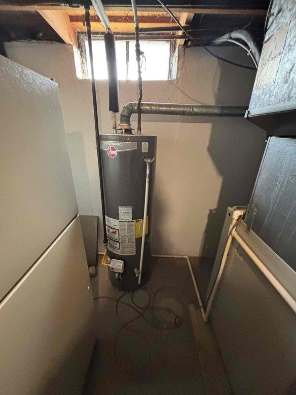 Provided comprehensive estimate for complete HVAC system replacement including natural gas furnace and air conditioning unit as part of BOGO promotion for basement installation. Existing 30+ year old equipment non-operational and requires full replacement. Assessed existing ductwork configuration, electrical connections, gas line accessibility, and condensate drainage requirements to determine proper equipment sizing and installation specifications for new high-efficiency system.