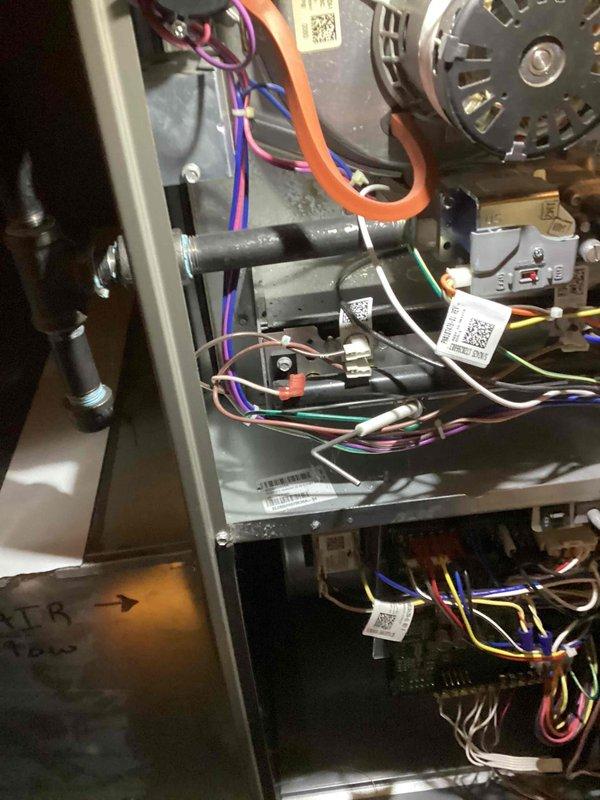 Completed annual furnace maintenance tune-up on 10-year-old heating system under membership plan. Performed comprehensive inspection of all internal components including blower motor assembly, gas valve and manifold, heat exchanger, electrical connections, control board, and wiring harnesses. Verified proper operation of all safety controls, checked and secured all wire connections with appropriate labeling, confirmed motor function and airflow, and ensured all mechanical and electrical systems were operating within manufacturer specifications with no issues found.