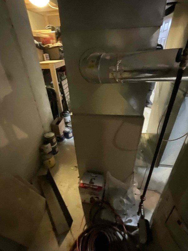 Provided comprehensive estimate for complete HVAC system replacement in basement location, including natural gas furnace and air conditioning unit for 25-year-old equipment. Assessment covered requirements for two-zone system configuration with dual thermostat installation to accommodate existing ductwork and layout. Both current heating and cooling units operational at time of evaluation but nearing end of service life, requiring full system upgrade recommendation.