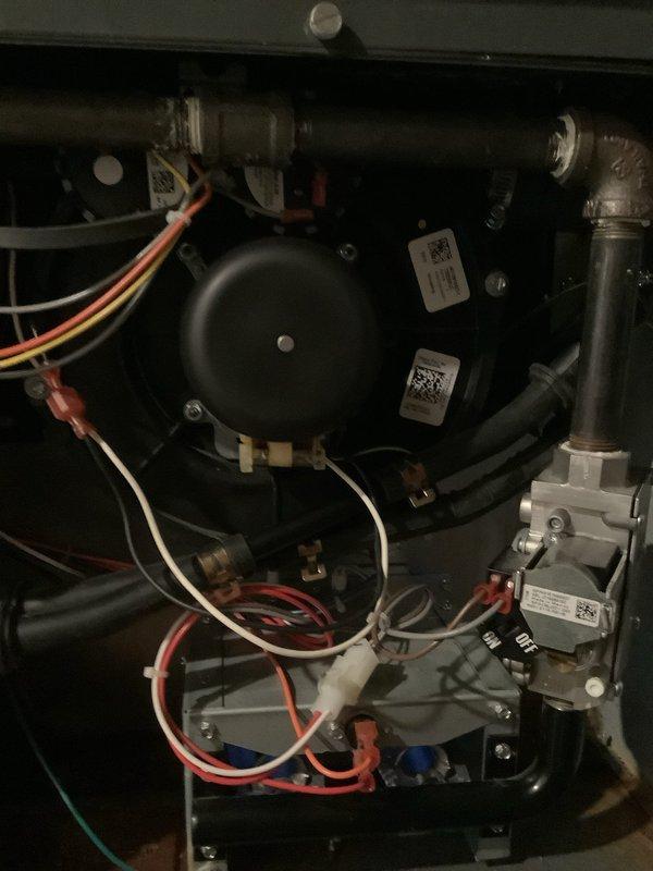 Replaced defective collector box assembly on Goodman furnace. Removed existing unit, disconnected all electrical connections and gas valve linkages, and installed new collector box (part #X82662). Verified proper motor operation, confirmed all wiring connections were secure, and tested system functionality to ensure safe operation.