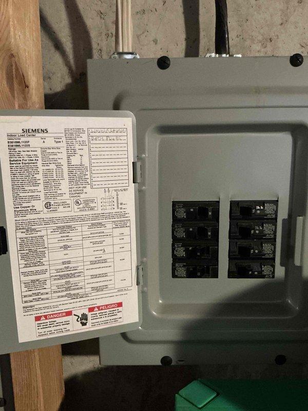 Provided estimate for replacement of 25-year-old furnace and air conditioning system located in basement. Current natural gas furnace and AC unit are operational but have reached end of expected service life. Evaluated existing electrical panel, ductwork connections, and mechanical room layout to determine equipment specifications and installation requirements for new HVAC system.
