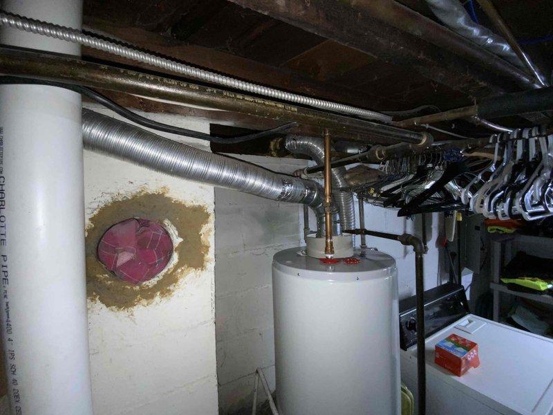 Provided comprehensive estimate for complete replacement of 28-year-old split system furnace and air conditioning unit. Documented existing equipment condition and configuration in basement utility area, including current ductwork connections, copper refrigerant lines, and system layout. Prepared quote for customer under promotional program with deadline for acceptance.