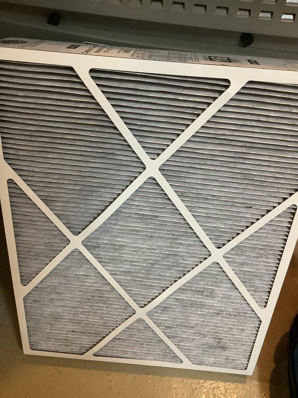 Completed scheduled annual maintenance on residential air conditioning unit. Performed comprehensive system inspection and replaced dirty air filter with new pleated filter per manufacturer specifications. Verified proper airflow and system operation upon completion of maintenance service.