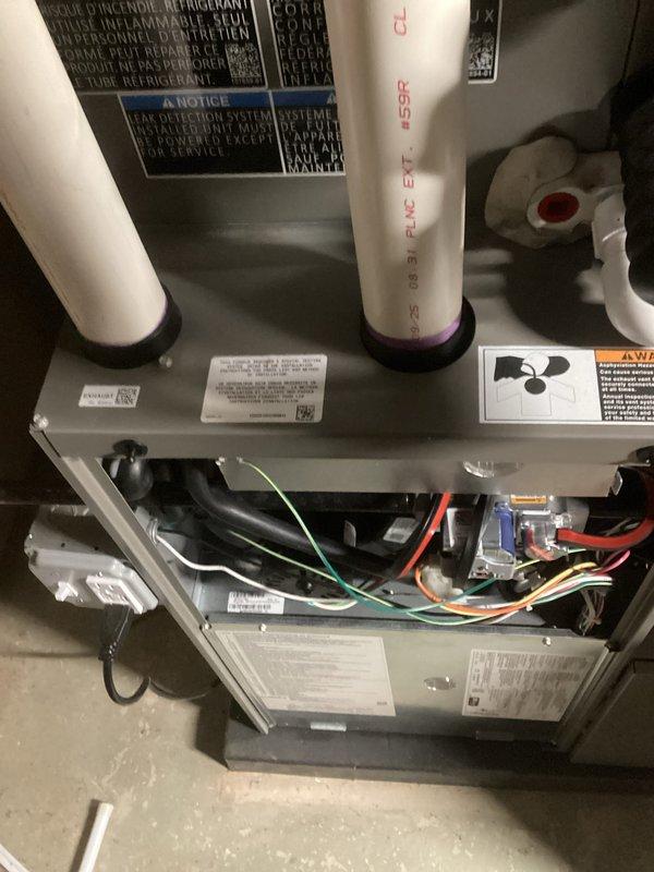 Completed annual HVAC maintenance on 11-year-old air conditioning and forced air furnace system. Performed comprehensive tune-up including inspection of all mechanical and electrical components, verified proper operation of condensate drainage system, and replaced MERV 11-rated Healthy Climate air filter (Model HCF16-11, 16"x25"x5", part number X6670). All systems tested and confirmed functioning within normal parameters with no deficiencies noted.