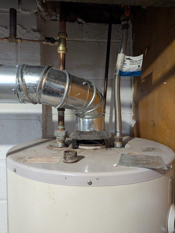 Completed scheduled Air Care Maintenance on residential HVAC system. Performed comprehensive inspection of water heater installation, including examination of all plumbing connections, gas piping, pressure relief valve, and venting system. Verified proper operation of all components, checked flue vent integrity and secure mounting, and inspected water supply lines and shut-off valves for proper function. All equipment found operating within normal parameters with no immediate service needs identified.