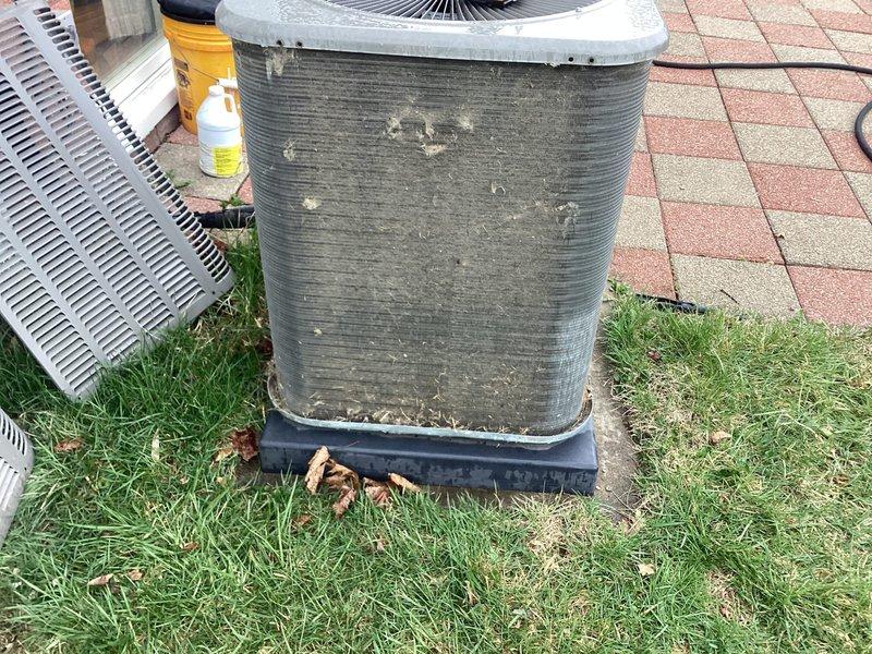 Completed annual maintenance on residential mini-split system and standard air conditioning condenser unit. Performed comprehensive inspection of outdoor units, verified proper operation of both systems, and cleaned condenser coils to ensure optimal efficiency and airflow.