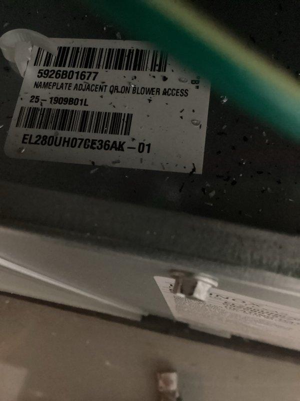 Completed full HVAC system installation including a 70,000 BTU furnace (model EL280UH076E36AK-01) and 2.5-ton air conditioning unit positioned on the right side of the property. Installation included humidifier integration and reconnection of existing ductwork and utilities. All mechanical and electrical permits were obtained prior to installation, and system was tested and verified operational upon completion.
