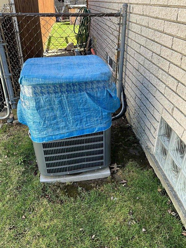 Conducted on-site evaluation for HVAC system replacement estimate. Assessed existing 25-year-old Lennox furnace with VR8205M gas valve and burner assembly, documenting current equipment condition and specifications. Inspected outdoor condensing unit with protective cover in place. Provided customer with equipment options and replacement recommendations for complete heating and cooling system upgrade. Customer expressed interest in promotional offering and indicated no immediate urgency for installation timeline.