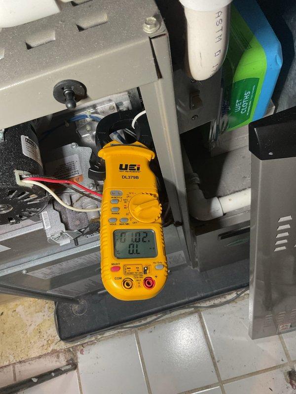 Completed annual cooling maintenance on residential split system. Performed electrical diagnostics using digital multimeter, measuring voltage and amperage at both indoor air handler and outdoor condensing unit. Verified proper electrical connections, checked compressor amperage draw, and confirmed all readings within manufacturer specifications. Replaced air filters and evaporative cooler pads as needed. System operating efficiently with all components functioning properly.