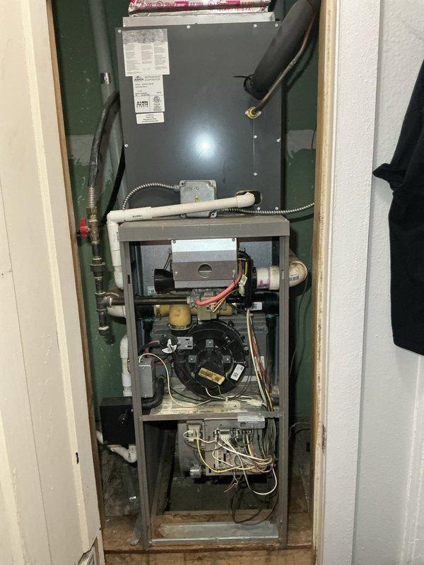 Completed annual cooling maintenance on residential HVAC system, including inspection of indoor air handler unit and outdoor condensing unit. Performed comprehensive system evaluation, checked electrical connections and components, inspected refrigerant lines and condenser coil, verified proper operation of blower motor assembly and condenser fan, and assessed filter conditions for replacement recommendations.