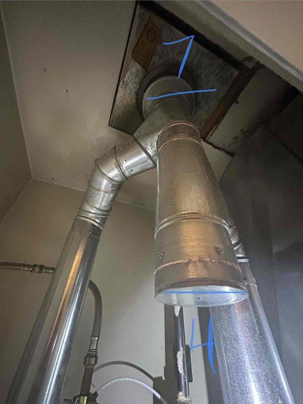 Provided comprehensive estimate for replacement of existing HVAC system including 10-year-old natural gas furnace, 30-year-old air conditioning unit, and 15-year-old water heater, all located on main level. Assessment included evaluation of existing ductwork system showing signs of age and dust accumulation, as well as inspection of exterior electrical service panel and dual meter configuration to determine electrical capacity requirements for new equipment installation. Estimate encompasses necessary electrical upgrades to support modern high-efficiency equipment replacement.