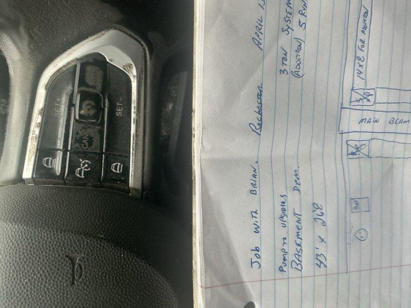 Conducted site assessment for new HVAC system installation in residential property with no existing heating or cooling equipment. Evaluated basement area to determine optimal placement for furnace and air conditioning unit, inspecting ceiling joists, available space, and structural considerations for ductwork routing. Documented measurements and existing conditions, provided recommendations for complete system installation to meet heating and cooling requirements.