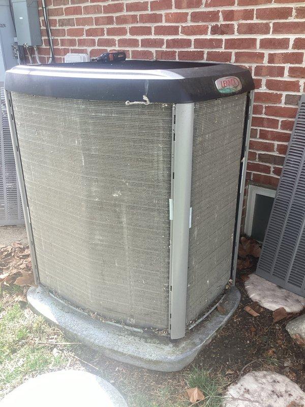 Completed annual cooling maintenance on Lennox outdoor condensing unit. Performed comprehensive system inspection, verified unit operation, and documented equipment condition with photos. Unit found in good working order with normal wear consistent with outdoor exposure. No filter replacement required during this service visit.