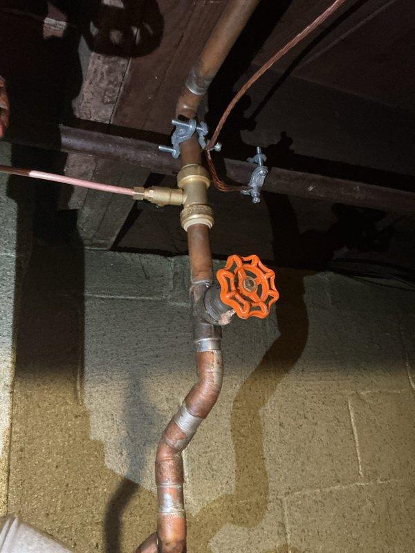 Installed 17-gallon whole-home humidifier system integrated with existing HVAC ductwork. Connected water supply line with shut-off valve to humidifier unit and routed condensate drainage through PVC piping. Verified proper operation of humidifier controls, tested water flow, and ensured system integration with furnace for optimal indoor air quality management.