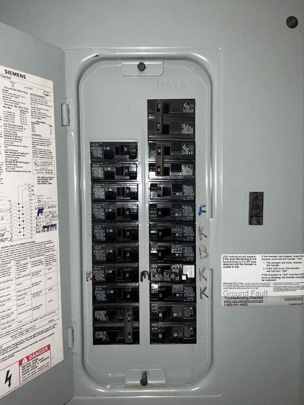 Conducted on-site evaluation for non-functioning water heater replacement in residential property. Assessed existing electrical panel capacity and verified adequate circuit availability for new standard tank water heater installation. Documented current HVAC system configuration and electrical infrastructure to ensure proper coordination with proposed water heater replacement and compliance with local electrical codes.