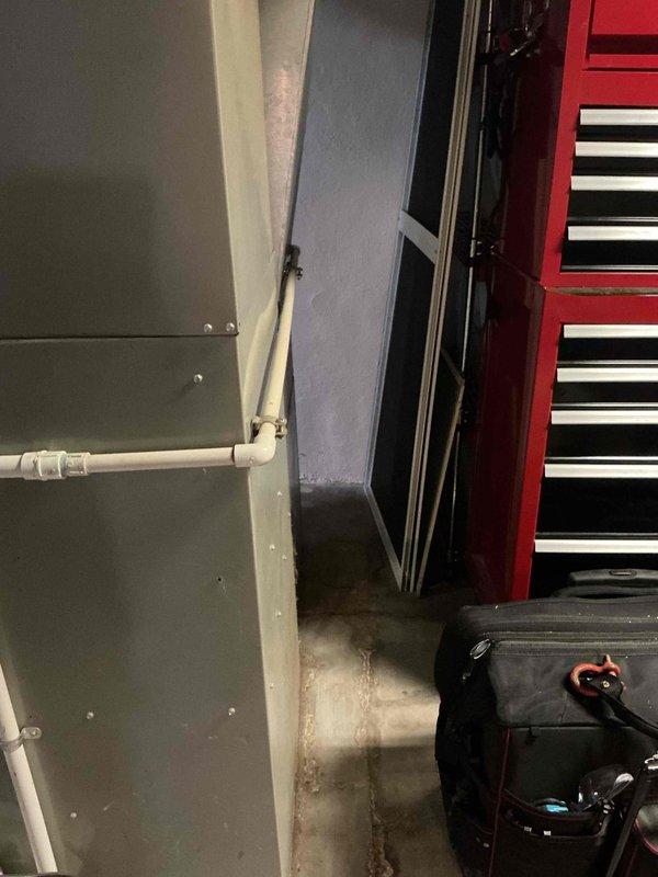 Conducted comprehensive assessment of 32-year-old natural gas furnace system located in basement that was non-operational at time of visit. Evaluated existing HVAC equipment configuration including furnace unit, ductwork distribution system, and PVC venting infrastructure to determine replacement requirements and specifications. Documented current system layout, mechanical room conditions, and spatial constraints to provide accurate equipment replacement estimate for complete furnace system upgrade.