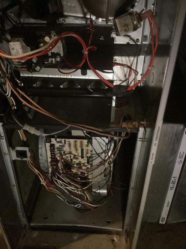 Completed annual furnace maintenance and tune-up on residential heating system. Performed comprehensive inspection of all mechanical and electrical components including blower assembly, heat exchanger, gas valve, ignition system, and control board. Verified proper operation of all safety controls, checked electrical connections, and inspected venting system. System tested and confirmed operating within normal parameters with no issues found.