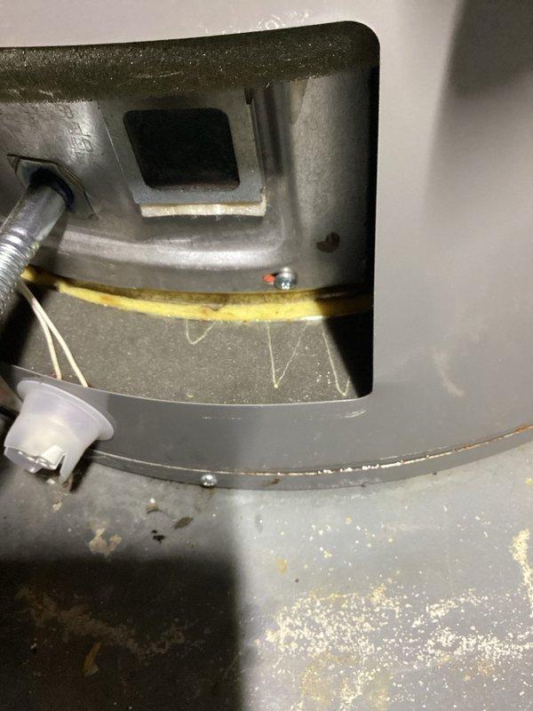 Responded to system lockout code indicating flammable vapors detected on Performance Platinum tankless water heater. Upon inspection, verified gas detector sensor was triggering false alarm causing unit shutdown. Performed diagnostic evaluation of combustion air intake system, venting configuration, and gas detector assembly. Tested ambient air quality in mechanical room and confirmed no actual presence of flammable vapors. Cleaned gas detector sensor, inspected electrical connections to control board, and reset system fault codes. Unit returned to normal operation with proper combustion and no further lockout conditions detected.