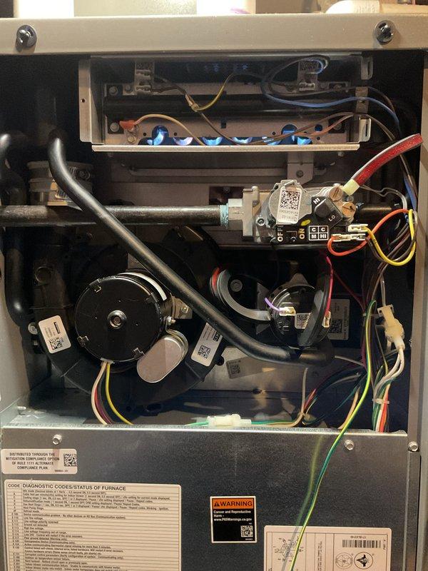 Completed scheduled air handler coil maintenance on residential HVAC system. Performed system inspection, replaced air filter and evaporator coil pad, and verified proper operation of all furnace components including blower motor, burner assembly, and ignition system.