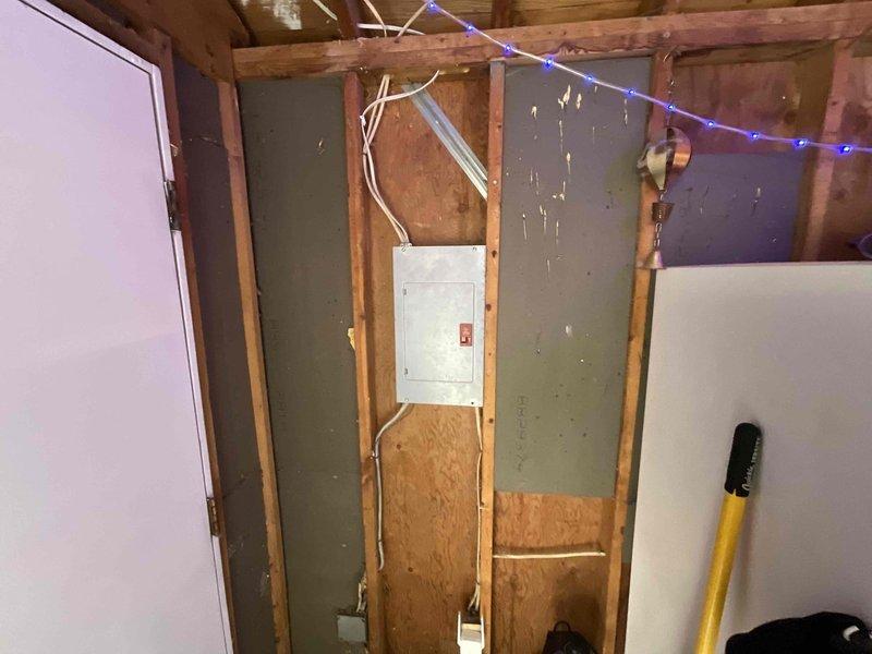 Conducted on-site evaluation for new gas line and hanging unit heater installation in residential garage. Assessed existing electrical panel location, garage structure with exposed framing and insulation, and determined routing requirements for gas supply line. Documented site conditions and measurements to prepare comprehensive estimate for complete system installation, with all equipment to be contractor-supplied and work scheduled for completion prior to next heating season.