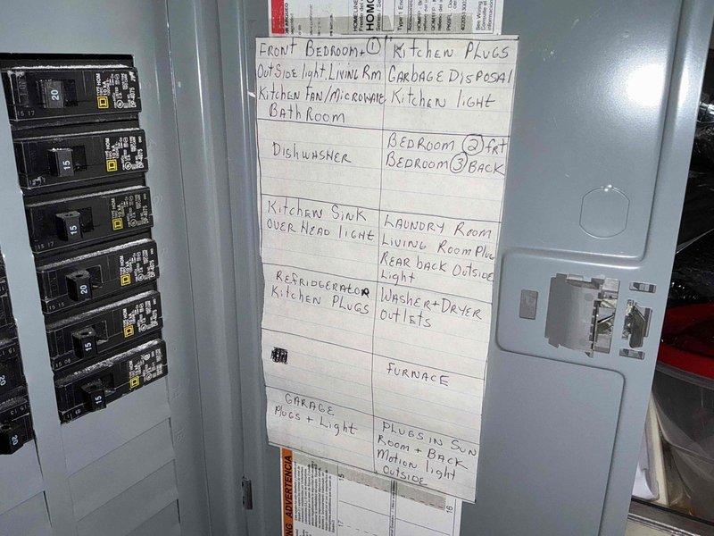 Conducted on-site assessment for furnace and air conditioner replacement along with standby generator installation. Evaluated existing HVAC system, documented electrical panel configuration and available capacity for future generator integration, and inspected utility area layout including water heater placement to determine optimal equipment positioning and clearance requirements for replacement units.