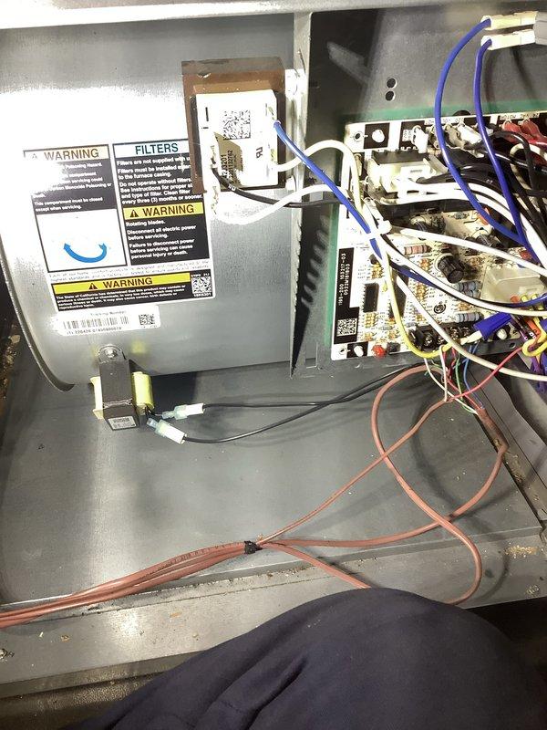 Completed comprehensive 5-year ComfortGuard maintenance inspection on HVAC system including furnace/air handler unit. Performed thorough examination of blower motor assembly, electrical control board, and all associated wiring connections to ensure proper operation and safety compliance. Inspected ductwork, refrigerant lines, and insulation throughout mechanical system, verifying all components are functioning within manufacturer specifications and documented system condition with photographic records for maintenance history.