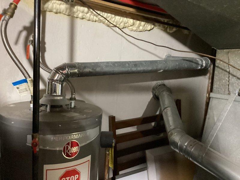 Completed annual HVAC maintenance on residential air handler and furnace system. Performed comprehensive inspection of all mechanical and electrical components, including blower motor assembly, gas valve, control board, and ductwork connections. Verified proper operation of Rheem water heater and associated plumbing connections in utility room, confirmed all safety controls functional, and documented equipment condition with photographic records.