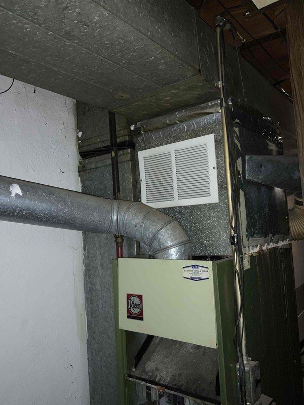 Provided comprehensive estimate for replacement of non-functioning air conditioning system and potential heating equipment installation in basement location. Assessed existing HVAC infrastructure including ductwork, natural gas furnace compatibility, and utility room configuration to determine optimal equipment specifications and installation requirements for complete comfort system upgrade.