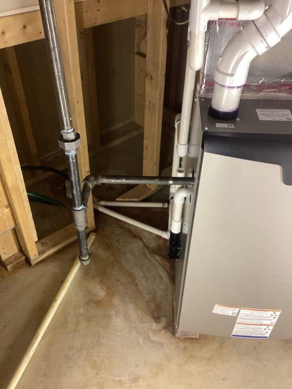 Completed installation of 90,000 BTU furnace unit in basement mechanical room, including all necessary mechanical and electrical connections. Obtained required permits and performed full system reconnection with proper venting and ductwork integration. Unit tested and operational upon completion.