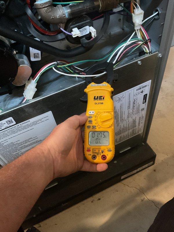 Completed annual cooling maintenance on residential split system. Performed comprehensive system inspection including electrical testing with multimeter to verify proper voltage and capacitor microfarad readings. Replaced air filter and evaporative cooler pad as needed. All components tested within normal operating parameters and unit left in proper working condition.