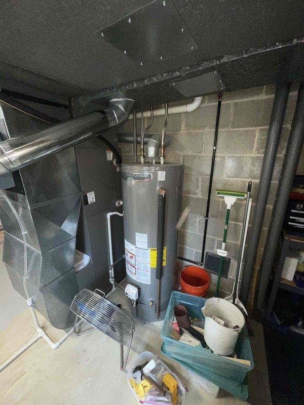 Provided estimate for replacement of 17-year-old natural gas furnace and air conditioning system located in basement. Customer requested mid-to-high efficiency equipment options under buy-one-get-one promotion, with existing system currently operational but nearing end of service life.