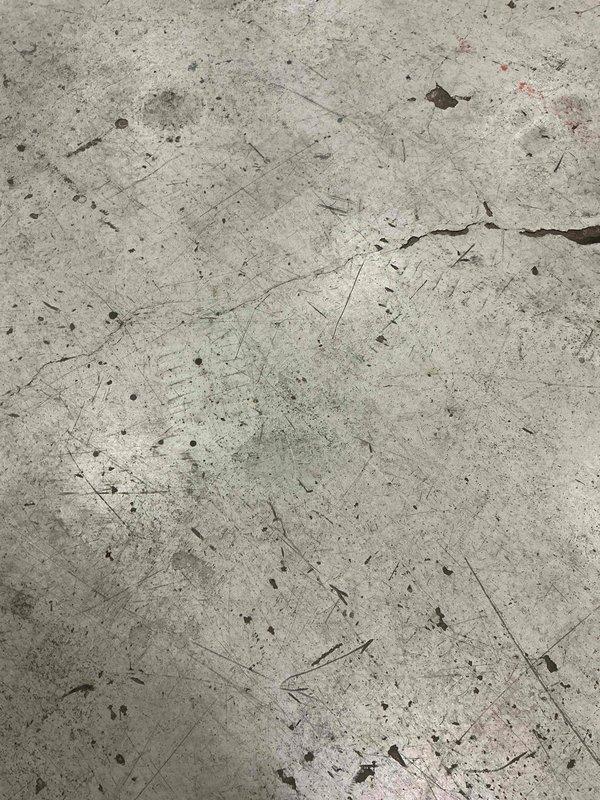 Responded to callback for ceiling repair following HVAC installation. Upon inspection, identified water staining on hallway ceiling near new equipment location, likely caused during installation process. Documented existing ceiling damage and floor surface conditions with photographic evidence for repair assessment and remediation planning.