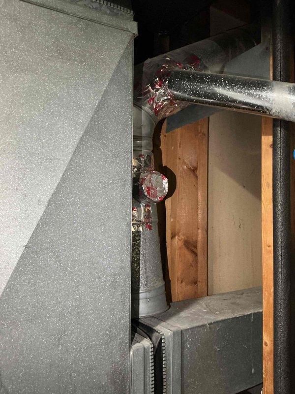 Conducted full system estimate for 16-year-old HVAC system with non-operational condenser unit. Evaluated existing equipment showing significant age-related deterioration, including heavily frosted refrigerant lines indicating potential refrigerant leak or system failure, and assessed overall system condition in preparation for complete replacement recommendation. Provided comprehensive quote for new system installation to address immediate cooling failure and prevent further equipment breakdown.