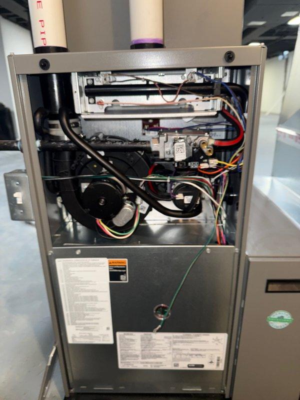 Completed annual furnace maintenance and tune-up on 10-year-old heating unit as part of scheduled preventive maintenance program. Performed comprehensive inspection of all internal components including burner assembly, blower motor, control board, and electrical connections. Verified proper operation of all safety controls, cleaned burner assembly, checked gas pressure and combustion efficiency, inspected heat exchanger for cracks or deterioration, tested ignition system, and confirmed all wiring connections were secure. Unit found to be in good working condition with no issues identified. All components functioning within manufacturer specifications.