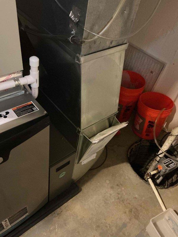 Conducted estimate for replacement of 16-year-old 4-ton R22 air conditioning system that has failed. Existing Lennox high-efficiency furnace installed in 2019 remains in good condition. Assessed current 10 SEER outdoor unit and indoor coil compatibility with existing furnace to provide options for upgraded air conditioning system replacement.