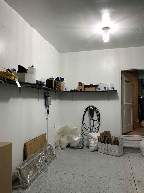 Conducted on-site evaluation for ductless mini split system installation in detached garage space. Assessed electrical panel capacity and existing circuit breaker configuration to determine power requirements for new mini split unit. Documented installation location, evaluated wall mounting options on painted brick surfaces, and verified adequate clearances for both indoor and outdoor unit placement. Provided comprehensive estimate for complete system installation including electrical connections from existing panel.