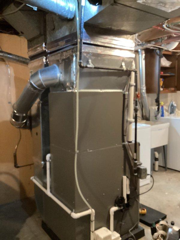 Completed routine Air Care Heating and Air Care Cooling maintenance on residential HVAC system. Performed comprehensive inspection of outdoor condensing unit and indoor furnace, checking refrigerant lines, electrical connections, ductwork, and all mechanical components for proper operation and seasonal readiness.